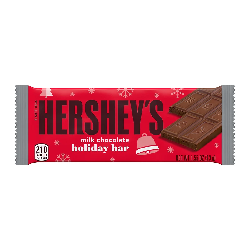 hershey’s® milk chocolate holiday bar 1.55oz