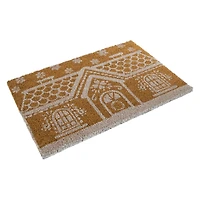 holiday coir doormat 24in x 16in