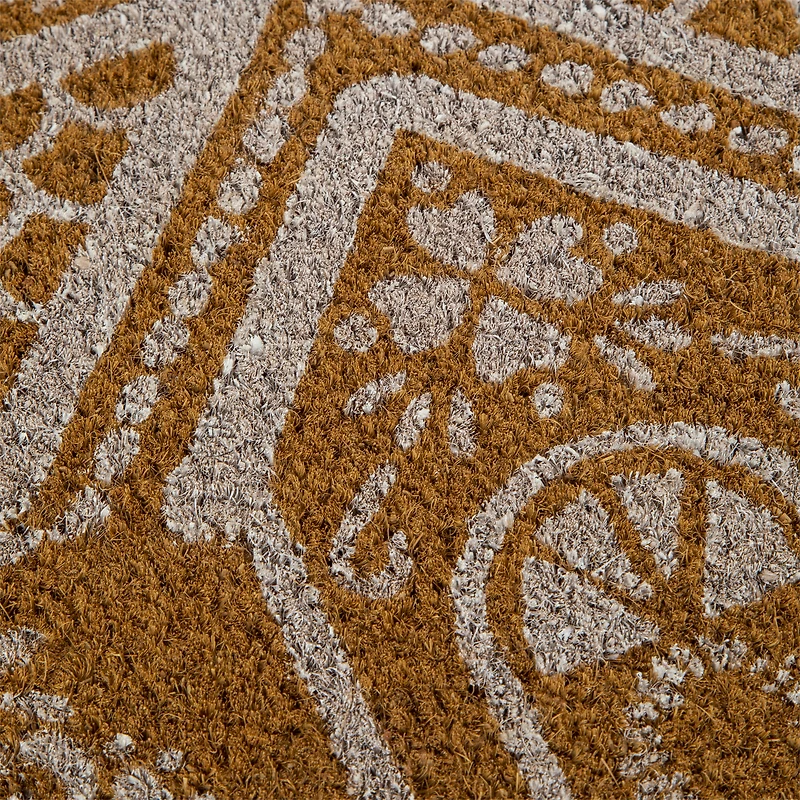 holiday coir doormat 24in x 16in