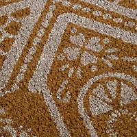 holiday coir doormat 24in x 16in