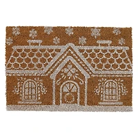 holiday coir doormat 24in x 16in
