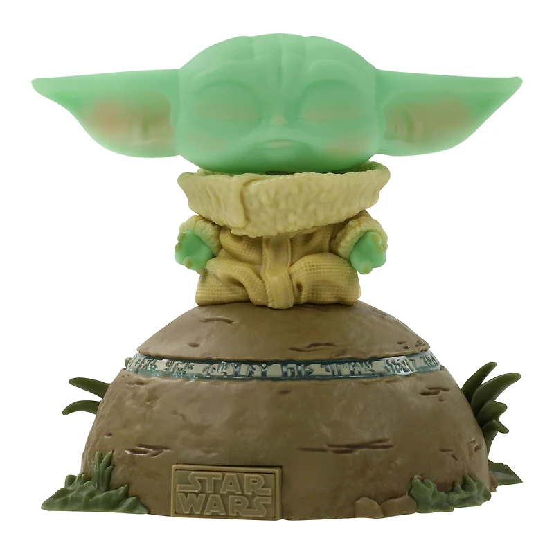 Pop! Deluxe Grogu using the force lights & sound - The Mandalorian vinyl figure