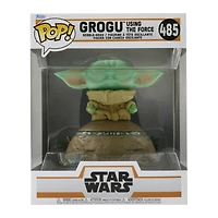 Pop! Deluxe Grogu using the force lights & sound - The Mandalorian vinyl figure