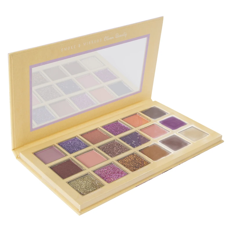 smoke & mirrors clean beauty amethyst eyeshadow kit 18-piece