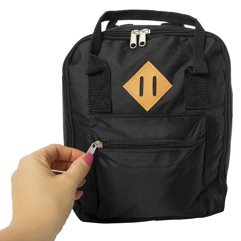 top handle mini backpack 10.5in