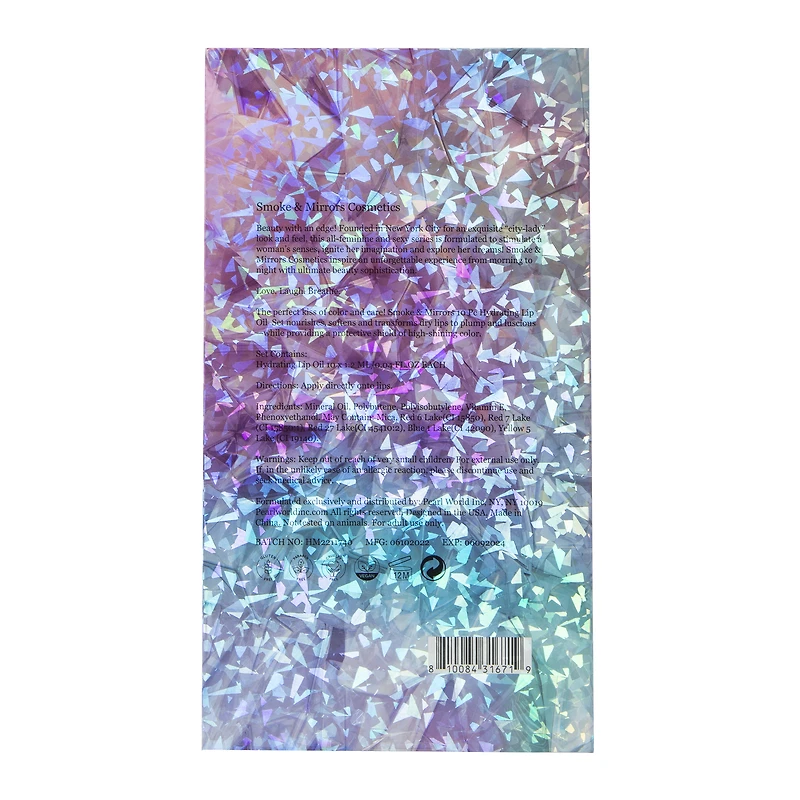 smoke & mirrors 10-piece hydrating lip oils gift set