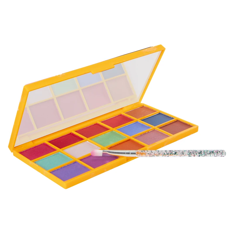 sweet sensations eye shadow & blush palette 17-piece