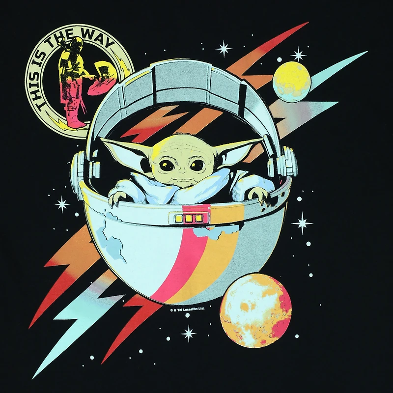 the Child galaxy graphic tee