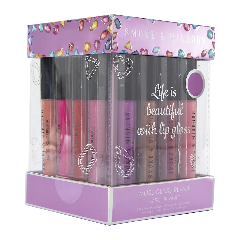 smoke & mirrors 12-piece lip vault