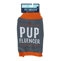 'chase your dreams' pet sweater