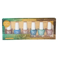 smoke & mirrors 'heart of gold' 6-piece nail polish gift set