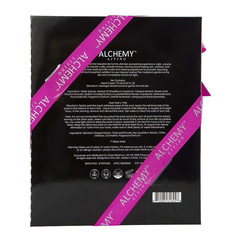 alchemy living™ spa relaxation gift set 3-piece