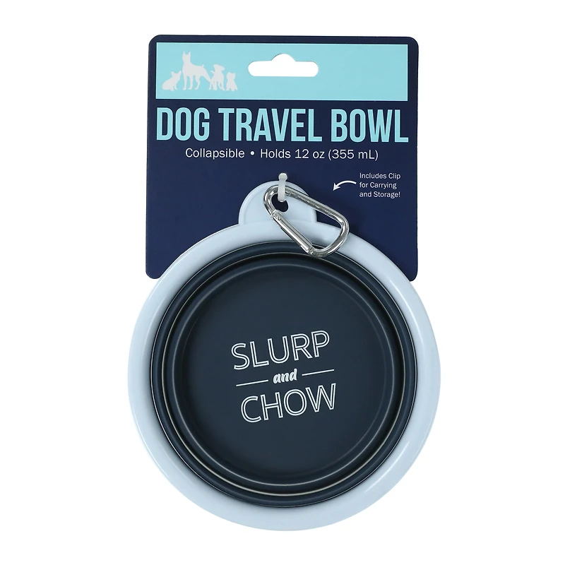 tie dye dog travel bowl, collapsible 12oz