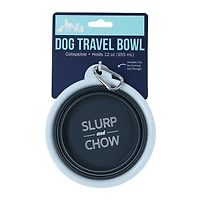 tie dye dog travel bowl, collapsible 12oz