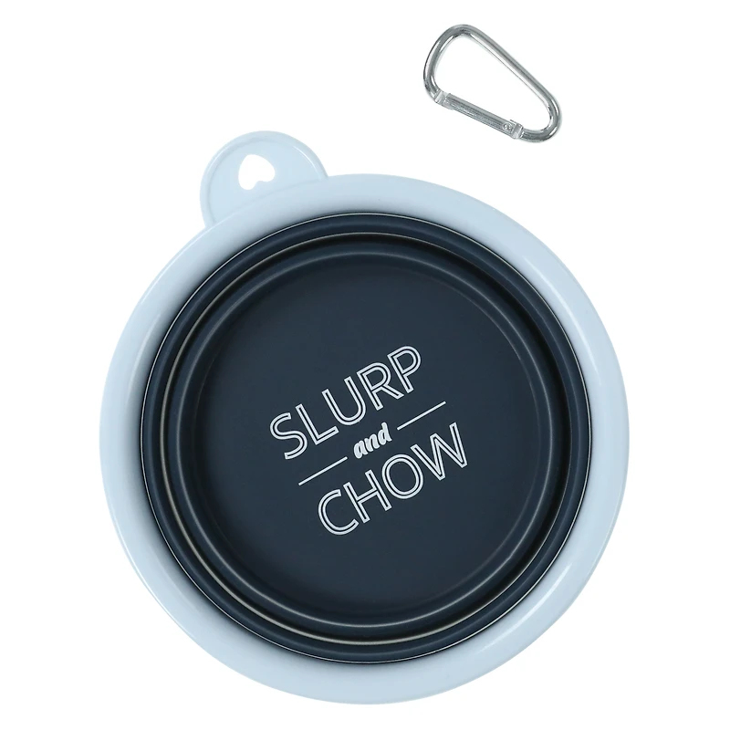 tie dye dog travel bowl, collapsible 12oz