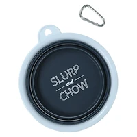 tie dye dog travel bowl, collapsible 12oz