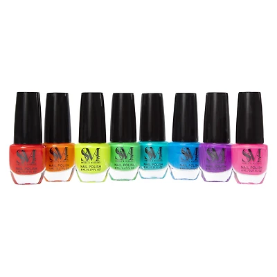 smoke & mirrors 'juicy vibes' 8-piece nail polish set