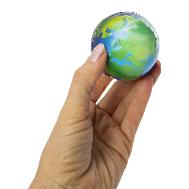 planet bouncy ball with nasa stickers