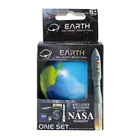 planet bouncy ball with nasa stickers