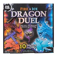 the dig team® fire & ice dragon duel with 10 dragon eggs