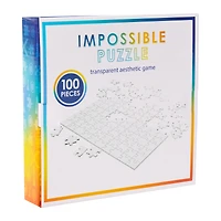 impossible puzzle: transparent aesthetic game 100-piece jigsaw