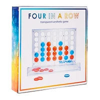 four in a row: transparent aesthetic game
