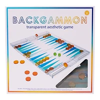 backgammon: transparent aesthetic game