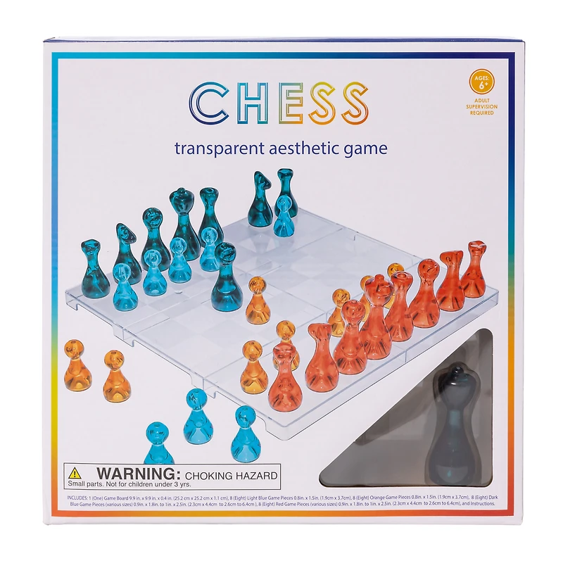 chess: transparent aesthetic game