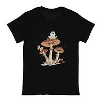 frog & mushroom graphic tee