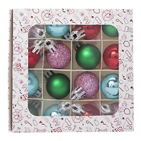 mini christmas tree ornaments 16-count