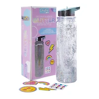 Crafted By U™ Decorate & Design Your Own Glitter Water Bottle
