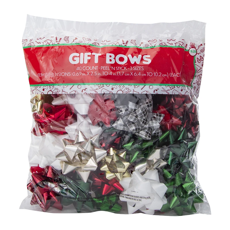40-count gift bows