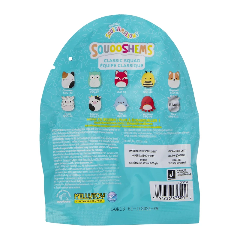 squishmallows squooshems™ classic squad blind bag figure
