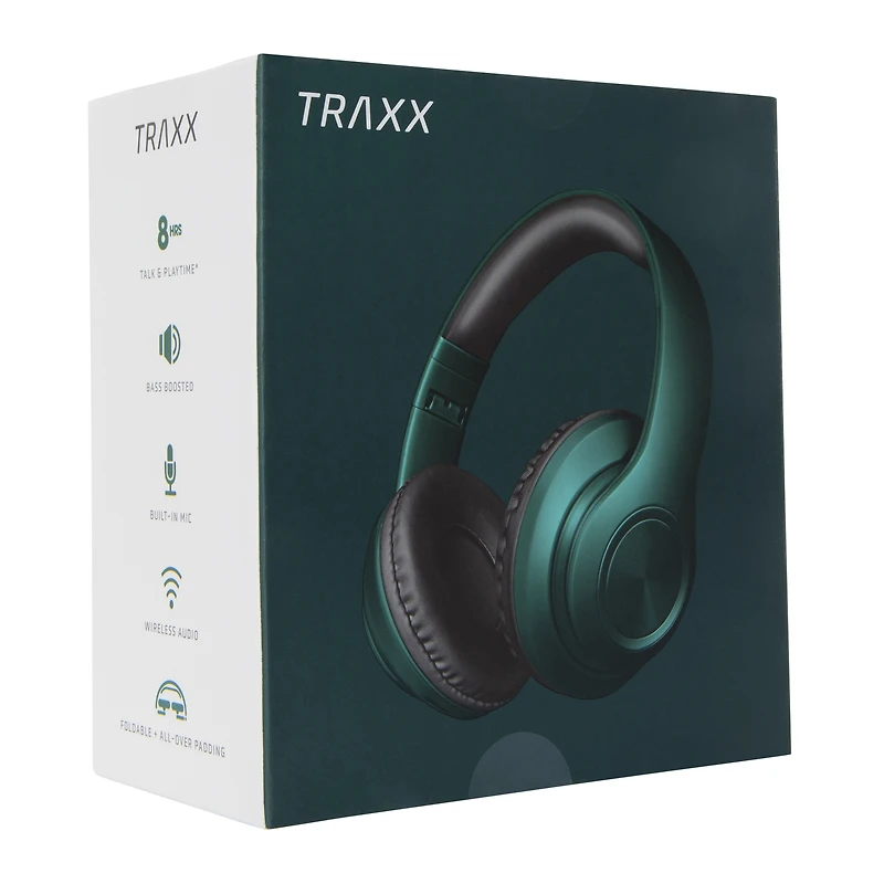 graphite bluetooth® wireless headphones with mic