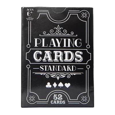 standard playing cards deck 52-count