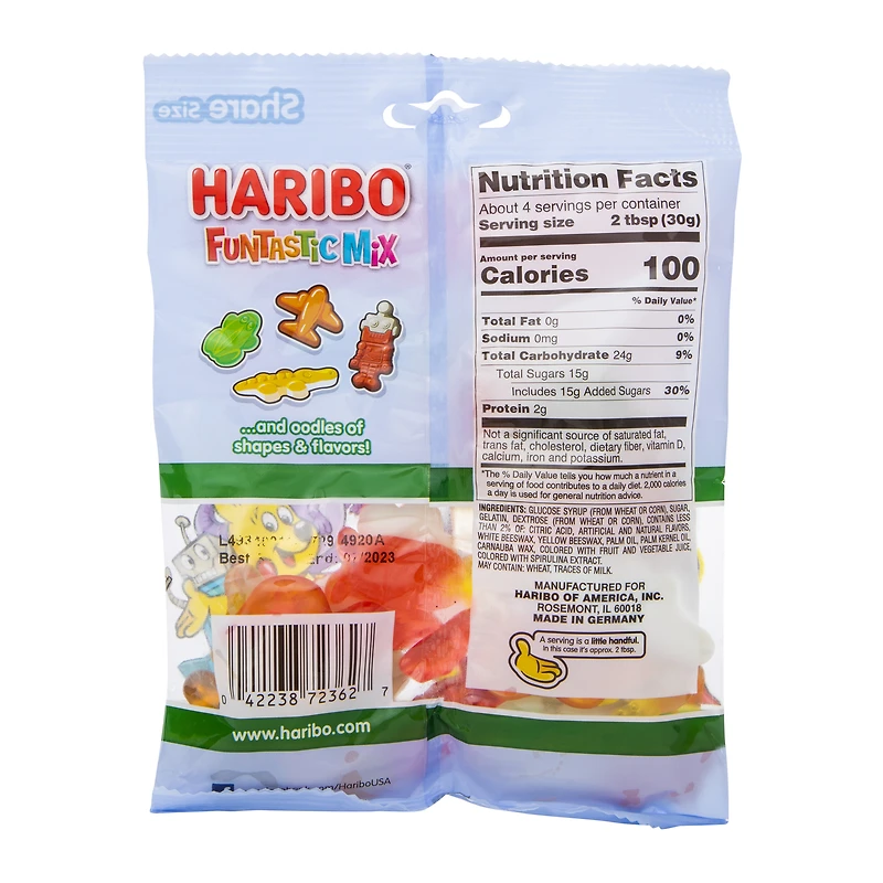 haribo® funtastic mix gummi candy 4oz
