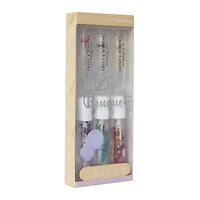 smoke & mirrors clean beauty flower lip balm & lip oil 6-piece set