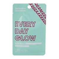defender+™ everyday glow aloe scented face sheet mask 0.67oz
