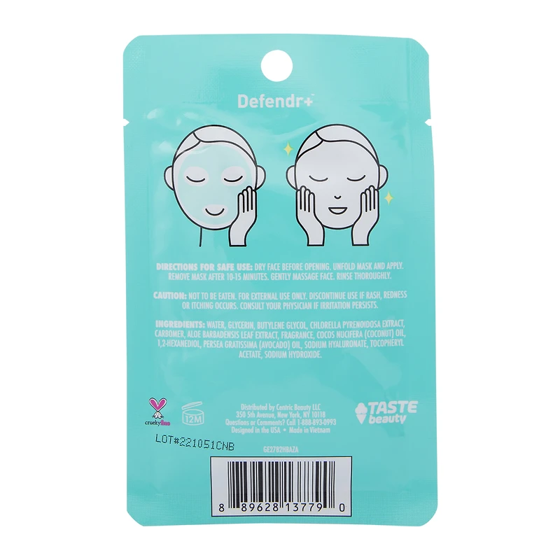 defender+™ berry blitz scented face sheet mask 0.67oz