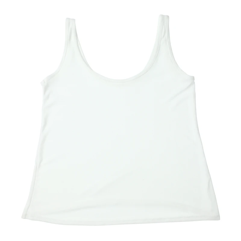 juniors white hacci tank top