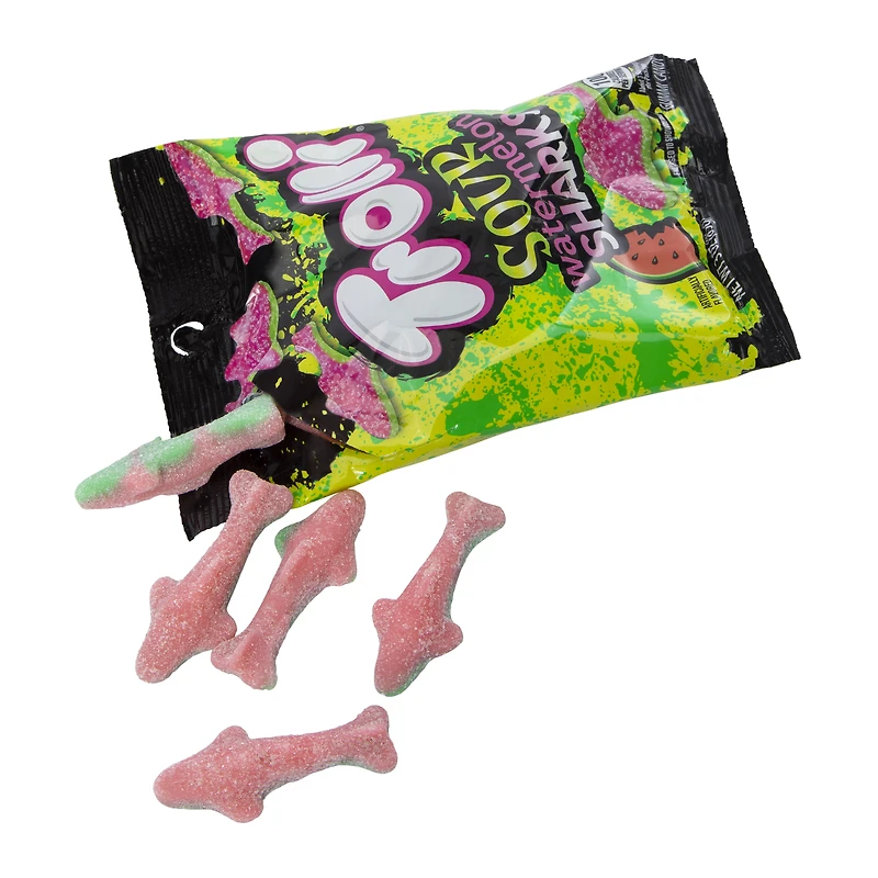 trolli® sour watermelon sharks gummi candy 3oz