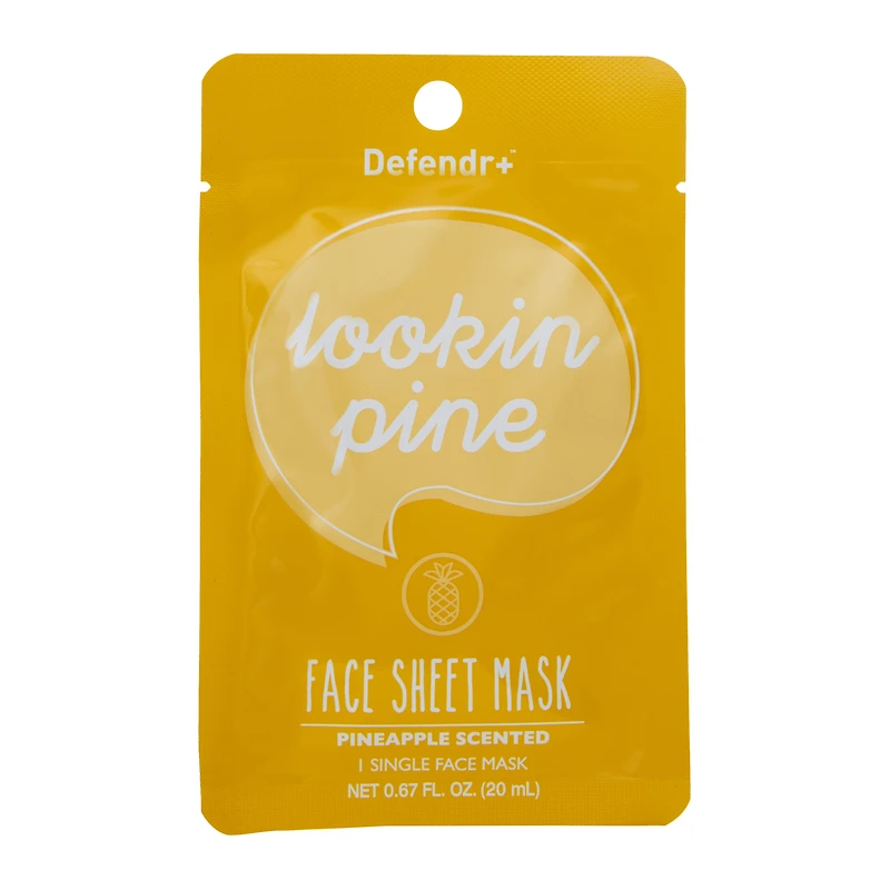 defender+™ pineapple scented face sheet mask 0.67oz