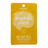 defender+™ pineapple scented face sheet mask 0.67oz