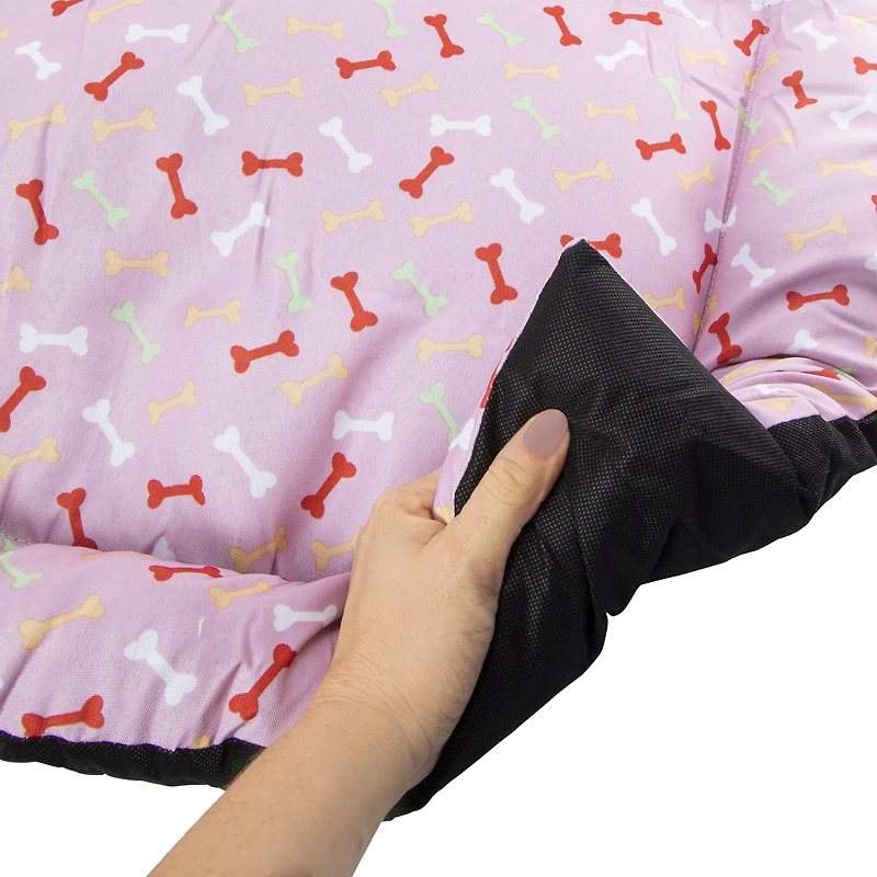 printed large pet crate mat 36in x 24in