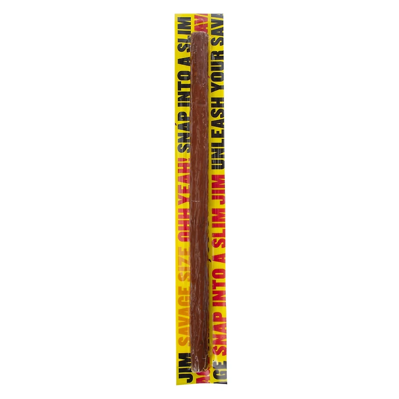 slim jim® savage size spicy smoked snack stick 3oz