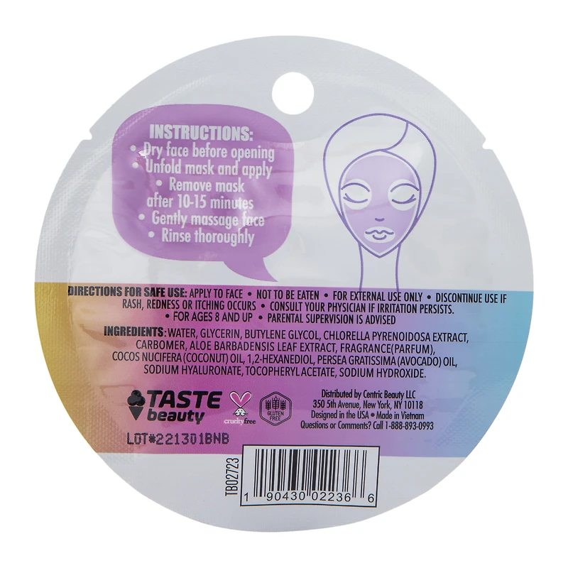 Scented Face Mask 0.67oz - Cotton Candy