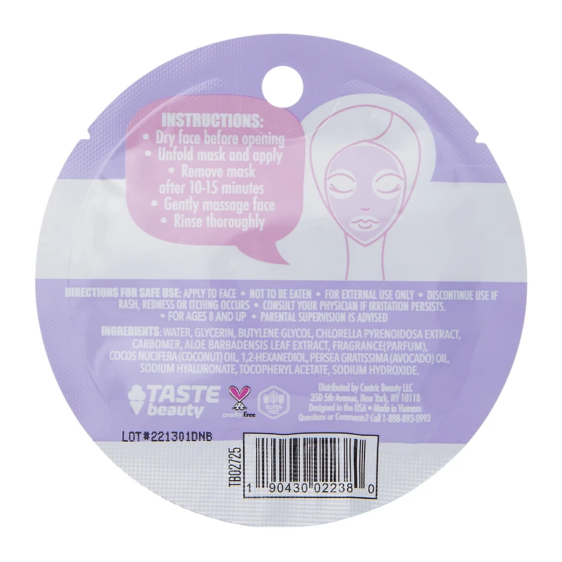 scented face mask 0.67oz