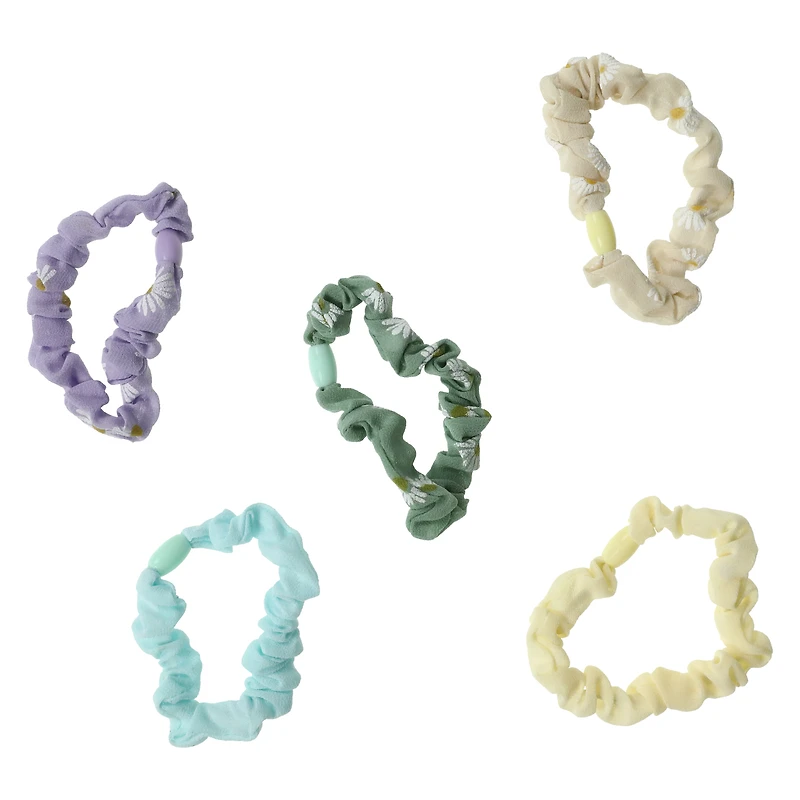 mini scrunchies 5-pack