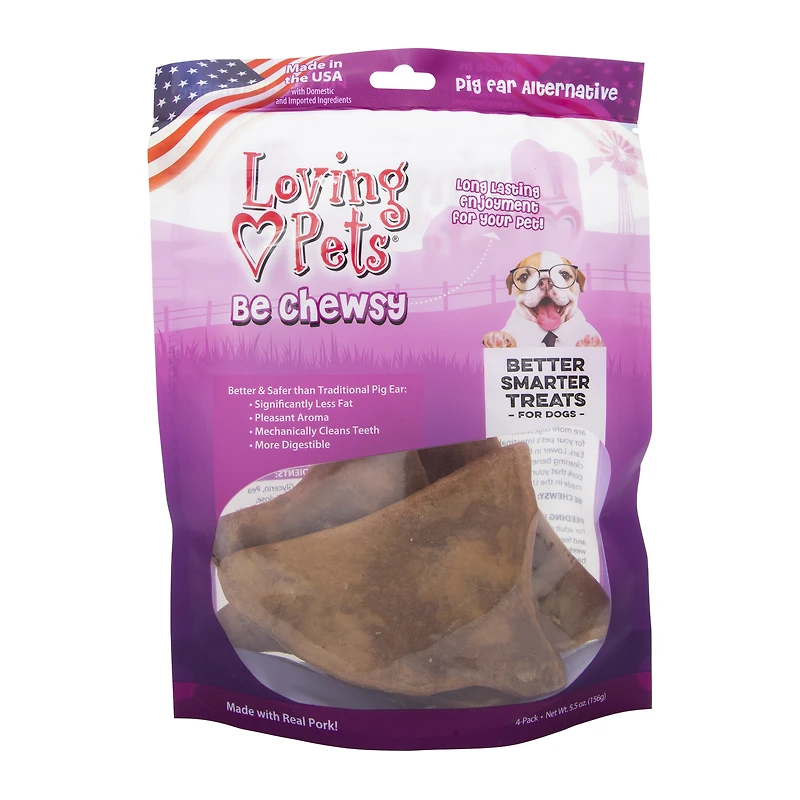 loving pets® pig ear alternative dog treats 5.5oz