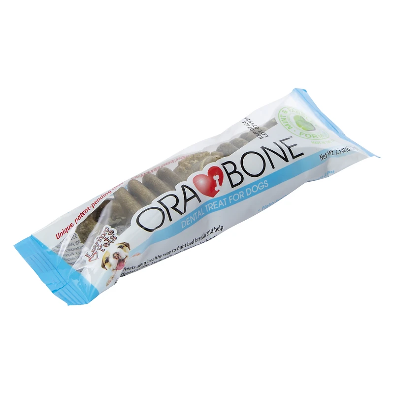 ora-bone dental dog treat for large dogs 2.3oz